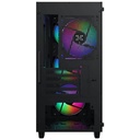 Boitier PC Micro ATX Xigmatek NYX Air II, Noir avec 4x Z20F _ EN42270