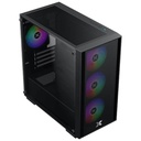 Boitier PC Micro ATX Xigmatek NYX Air II, Noir avec 4x Z20F _ EN42270