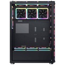 Boitier PC E-ATX Xigmatek Elysium II, Noir avec 16x Square Ring ARGB _ EN41624
