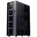 Boitier PC E-ATX Xigmatek Elysium II, Noir avec 16x Square Ring ARGB _ EN41624