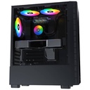 Boitier PC ATX Xigmatek Phantom, Noir avec 4x X24A _ EN49790