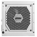 Alimentation ATX3.0 MSI MAG A850GL PCIE5 Blanc, 850W Modulaire 80PLUS Gold _ 306-7ZP8A24-CE0