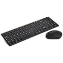Pack Clavier/Souris Sans fil RF Advance Combo Multimédia, Noir _ CLS-SLIM-BK