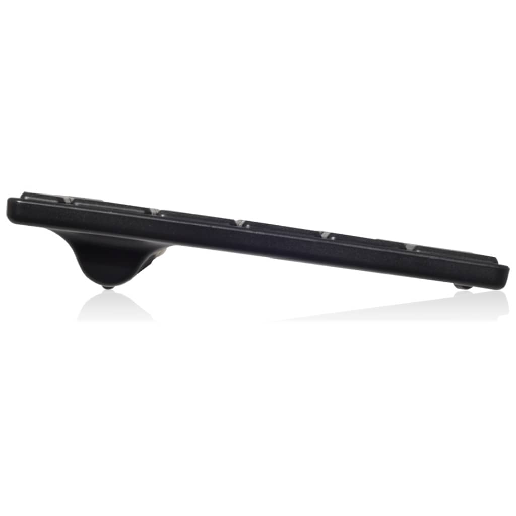 Pack Clavier/Souris Sans fil RF Advance Combo Multimédia, Noir _ CLS-SLIM-BK
