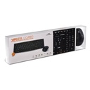 Pack Clavier/Souris Sans fil RF Advance Combo Multimédia, Noir _ CLS-SLIM-BK