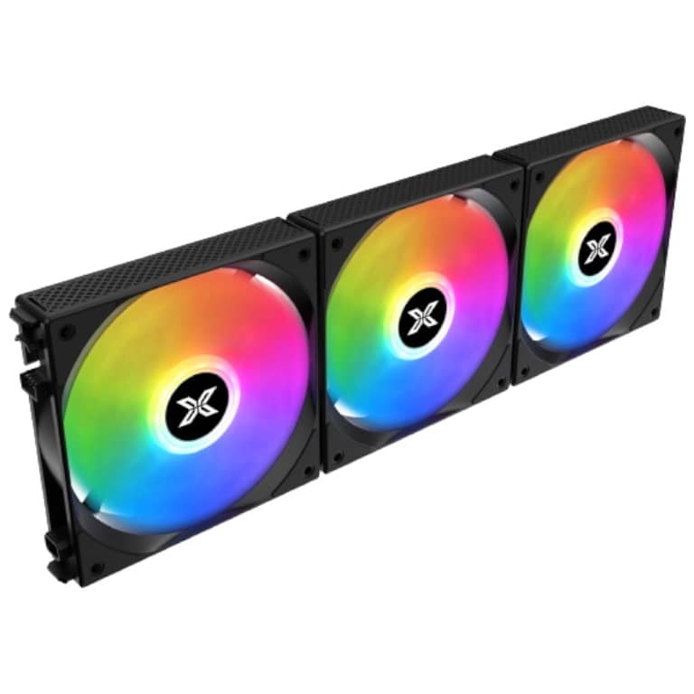 Kit 3x Ventilateurs pour Boitier 120mm Xigmatek Starlink, Noir _ EN41303