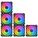 Kit 3x Ventilateurs pour Boitier 120mm Xigmatek Starlink Ultra, Noir _ EN40412