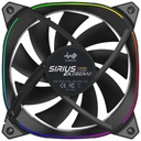 Kit 3x Ventilateurs pour Boitier 120mm In Win Sirius Extreme, Noir _ IW-FN-ASE120-3PK