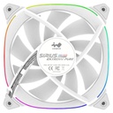 Kit 3x Ventilateurs pour Boitier 120mm In Win Sirius Extreme Pure, Blanc _ IW-FN-ASE120P-3PK