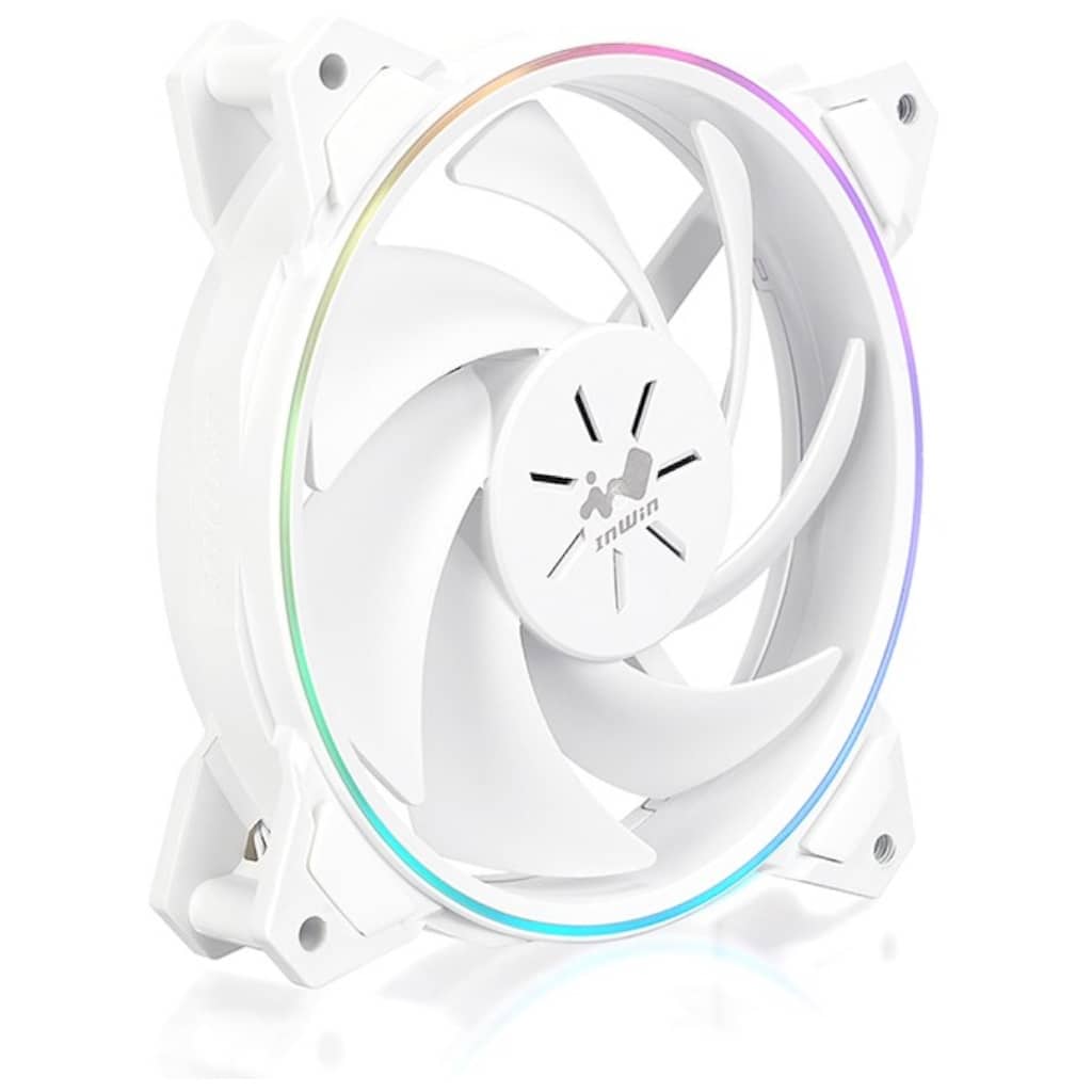 Ventilateur pour Boitier 120mm In Win Sirius Pure, Blanc _ IW-ASP120FAN-1PK