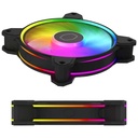 Ventilateur pour Boitier 120mm Cooler Master MasterFan MF120, Halo 2 Noir _ MFL-B2DN-21NP2-R2
