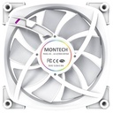 Ventilateur pour Boitier 120mm Montech AX120, Blanc _ AX120W PWM WH