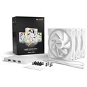 Kit 3x Ventilateurs pour Boitier 120mm Be Quiet Light Wings PWM, Blanc ARGB _ BL100