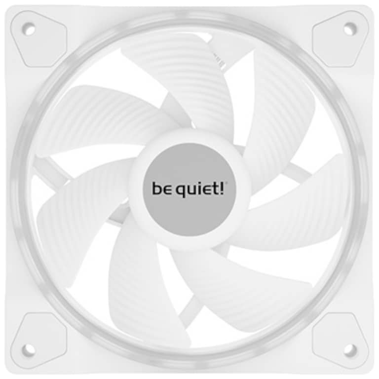 Kit 3x Ventilateurs pour Boitier 140mm Be Quiet Light Wings PWM, Blanc ARGB _ BL102