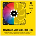 Kit 2x Ventilateurs pour Boitier 140mm Corsair iCUE SP140 RGB PRO Performance, Noir/LED _ CO-9050096-WW