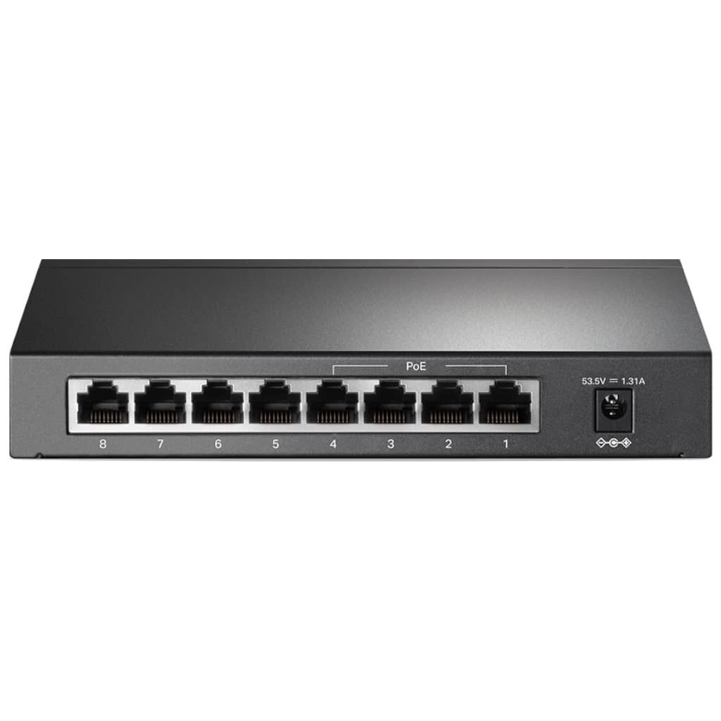 Switch réseau Ethernet 1000Mbps 8x Ports, 4x POE TP-Link _ TL-SG1008P