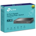 Switch réseau Ethernet 1000Mbps 8x Ports, 4x POE TP-Link _ TL-SG1008P