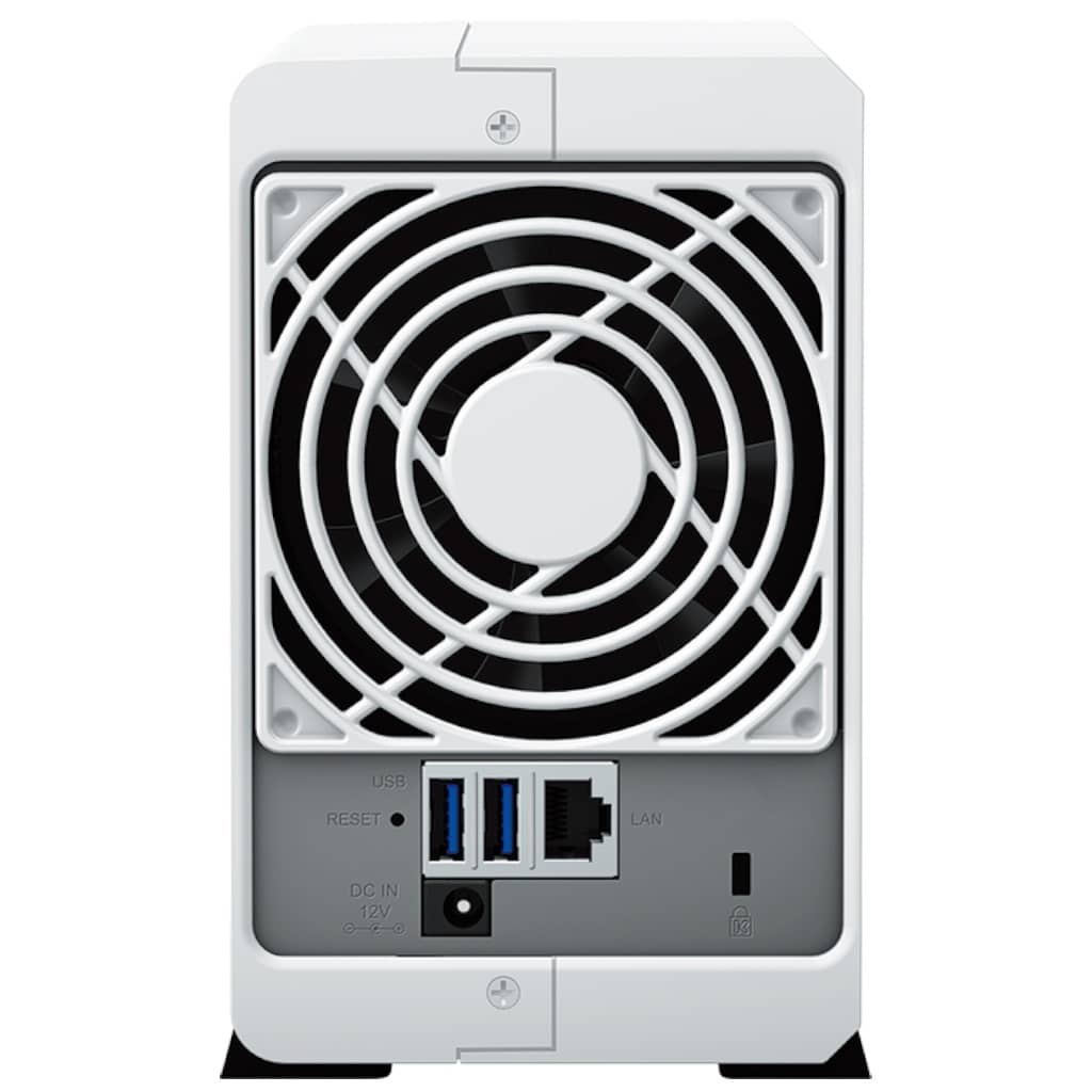 NAS réseau 2x disques Synology, Blanc _ DS223j