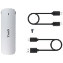 Boitier externe M.2 SATA Tooq TQE-2202, Argent _ TQE-2202S