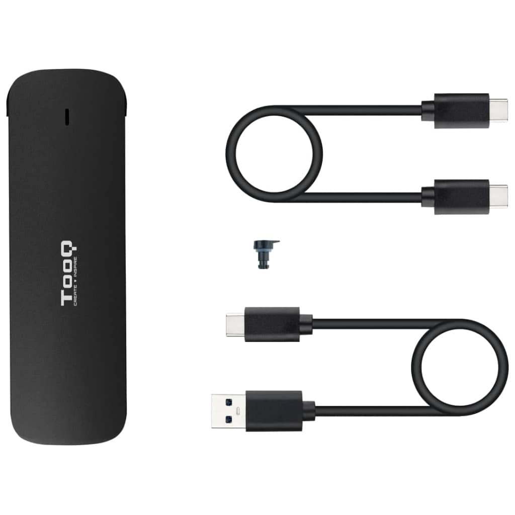 Boitier externe M.2 PCIe3 Tooq TQE-2201, Noir _ TQE-2201B