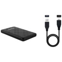 Boitier externe 2.5" SATA TooQ TQE-2500, Noir _ TQE-2500B