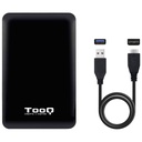 Boitier externe 2.5" SATA TooQ TQE-2538, Noir _ TQE-2538B