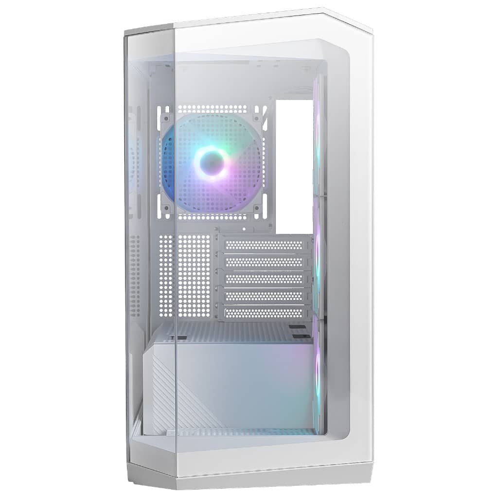 Boitier PC ATX MSI MAG PANO M100R PZ, Blanc _ 306-7G24W21-809