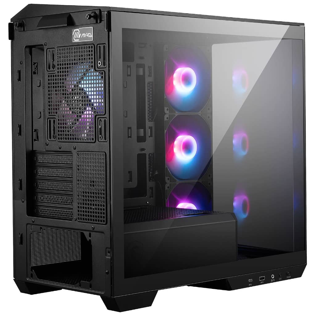 Boitier PC ATX MSI MAG PANO M100R PZ, Noir _ 306-7G24R21-809