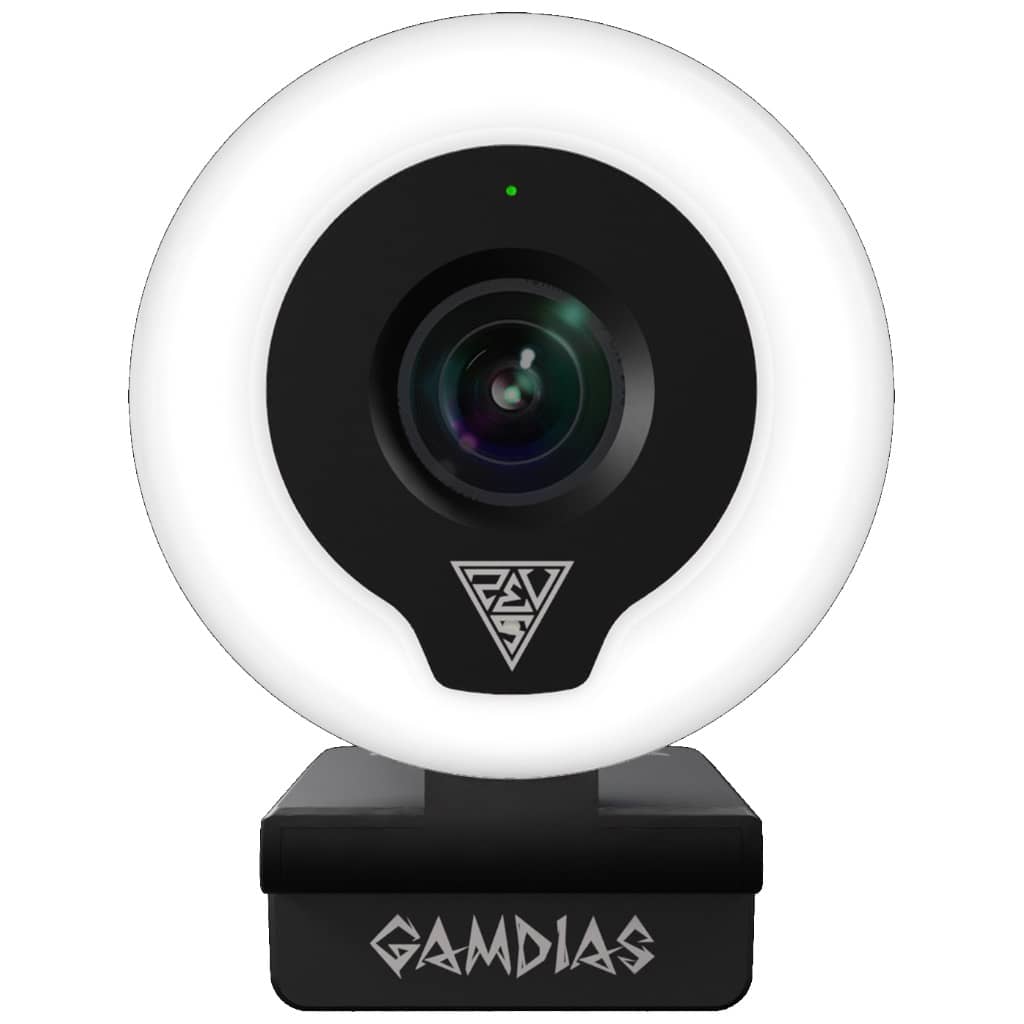 Webcam Gamdias IRIS M1, Blanc _ IRIS M1