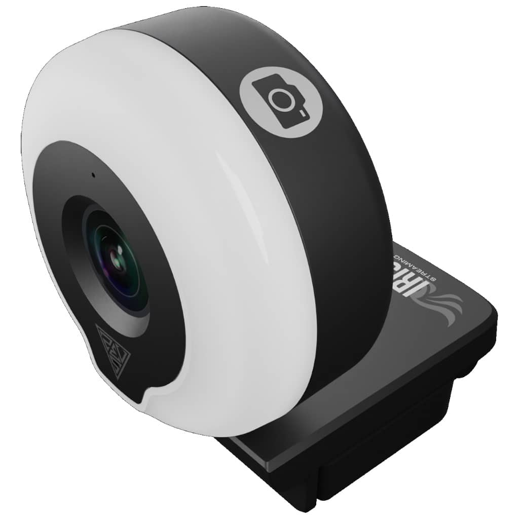 Webcam Gamdias IRIS M1, Blanc _ IRIS M1