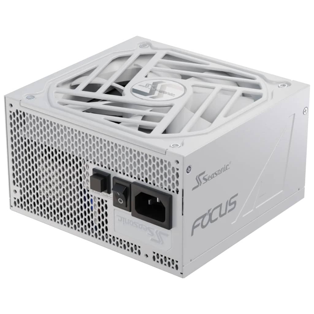 Alimentation ATX3.0 Seasonic FOCUS GX WHITE ATX 3.0, 850W Modulaire 80PLUS Gold _ SSR-850FX