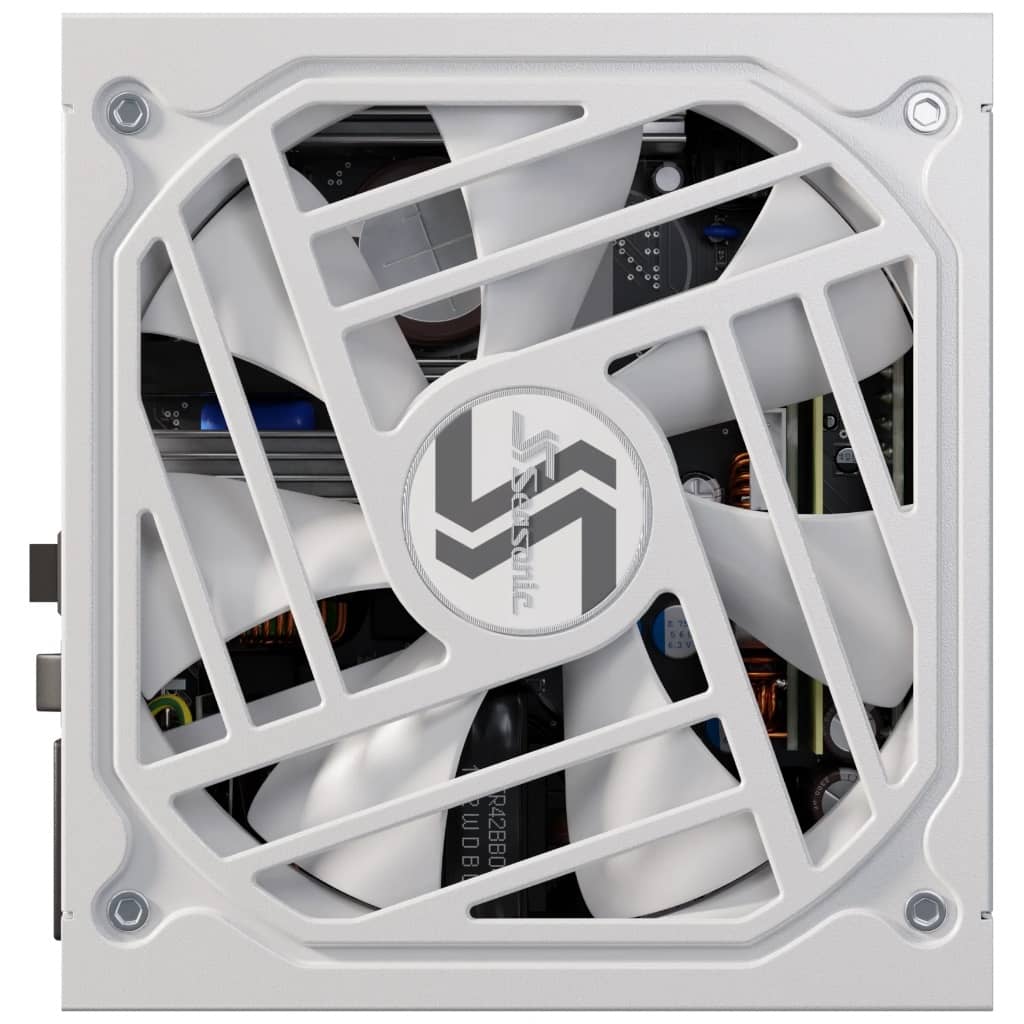 Alimentation ATX3.0 Seasonic FOCUS GX WHITE ATX 3.0, 850W Modulaire 80PLUS Gold _ SSR-850FX