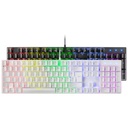 Clavier Filaire USB 2.0 Mars Gaming MK422 Blue, Noir/LED _ MK422BFR