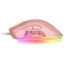 Souris Filaire USB 2.0 Mars Gaming MMEX, Rose/LED _ MMEXP