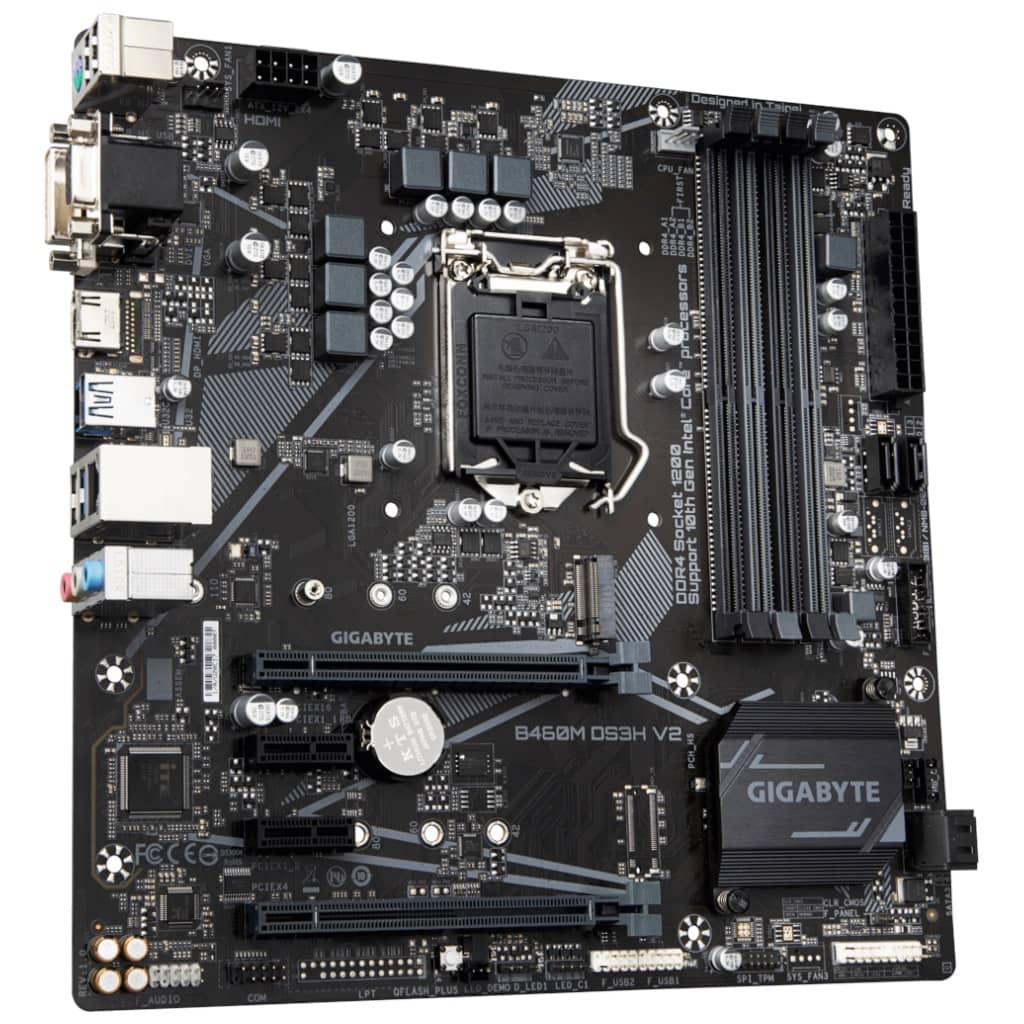 Carte mère Intel 1200 B460 Micro ATX Gigabyte B460M DS3H V2