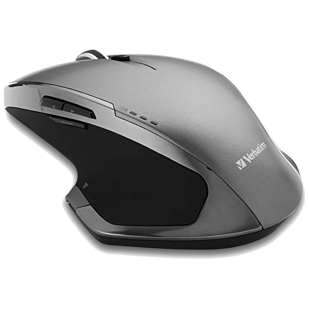 Souris Sans fil RF Verbatim Deluxe, Gris/Noir _ 49041
