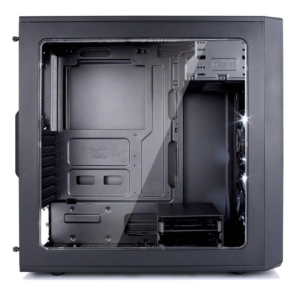 Boitier PC ATX Fractal Design Focus G, Noir _ FD-CA-FOCUS-BK-W