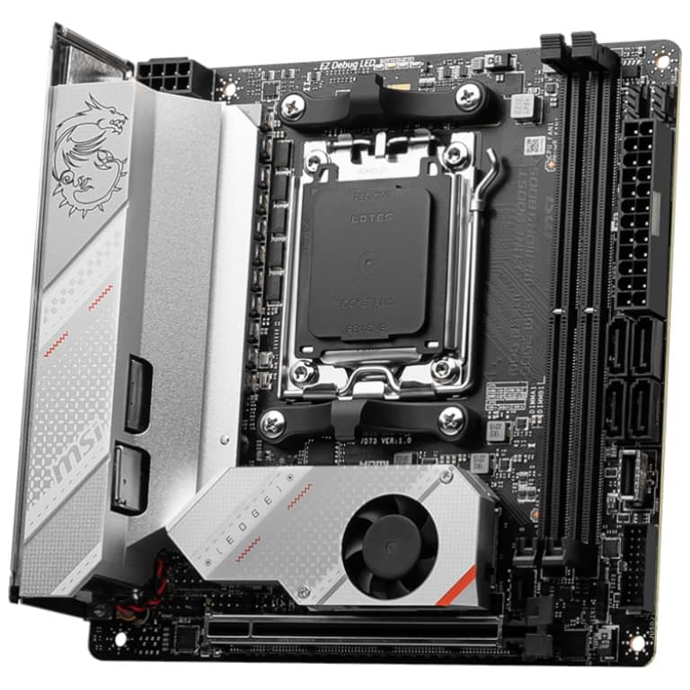 Carte mère AMD AM5 B650 Mini ITX MSI MPG B650I EDGE WIFI _ 911-7D73-001