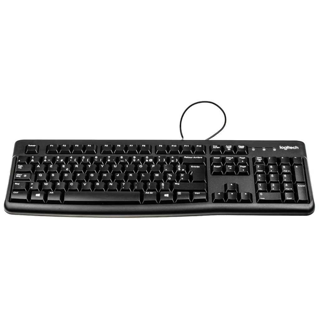 Clavier Filaire USB 2.0 Logitech K120, Noir _ 920-002515