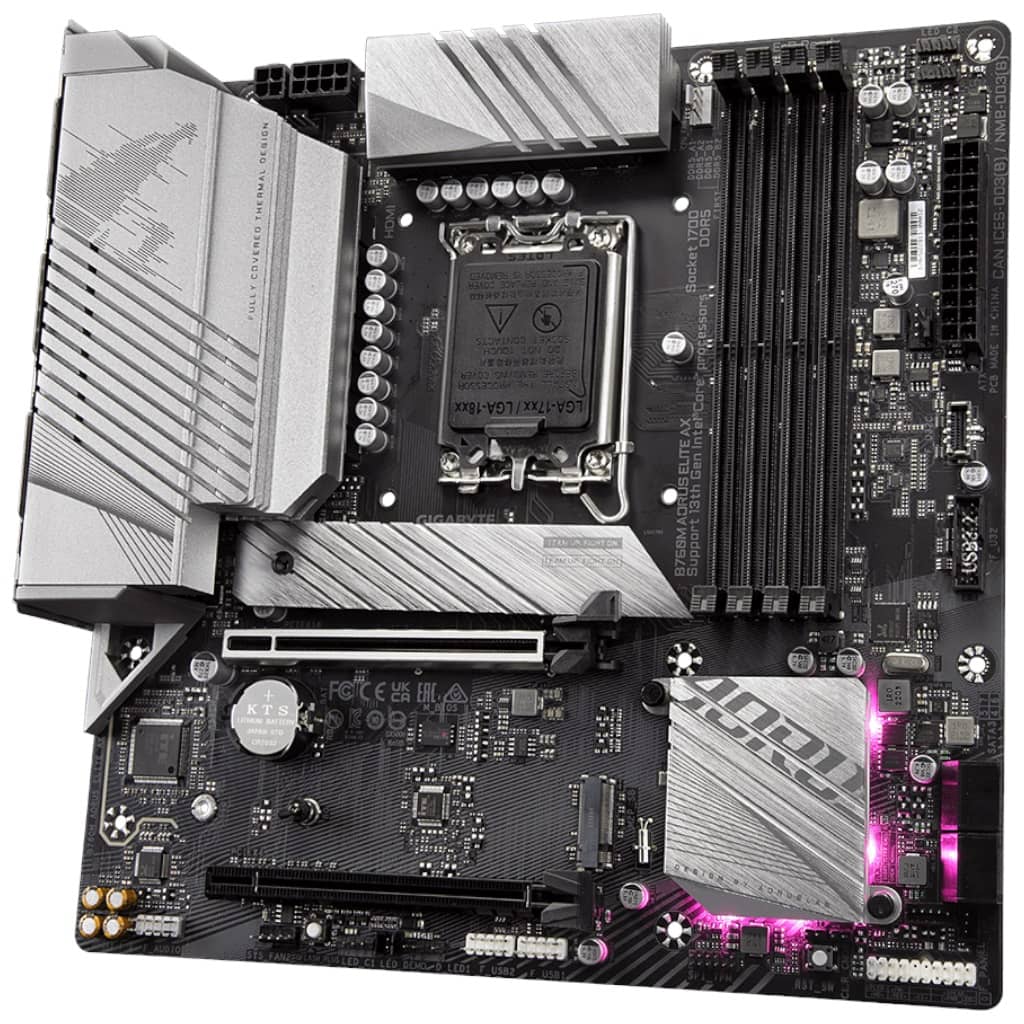 Carte mère Intel 1700 B760 Micro ATX Gigabyte B760M AORUS ELITE AX