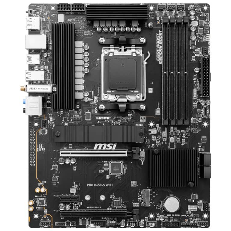 Carte mère AMD AM5 B650 ATX MSI PRO B650-S WIFI _ 911-7E26-003