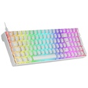 Clavier Filaire USB 2TypeC Mars Gaming MKULTRA Brown, Blanc/LED _ MKULTRAWBRFR