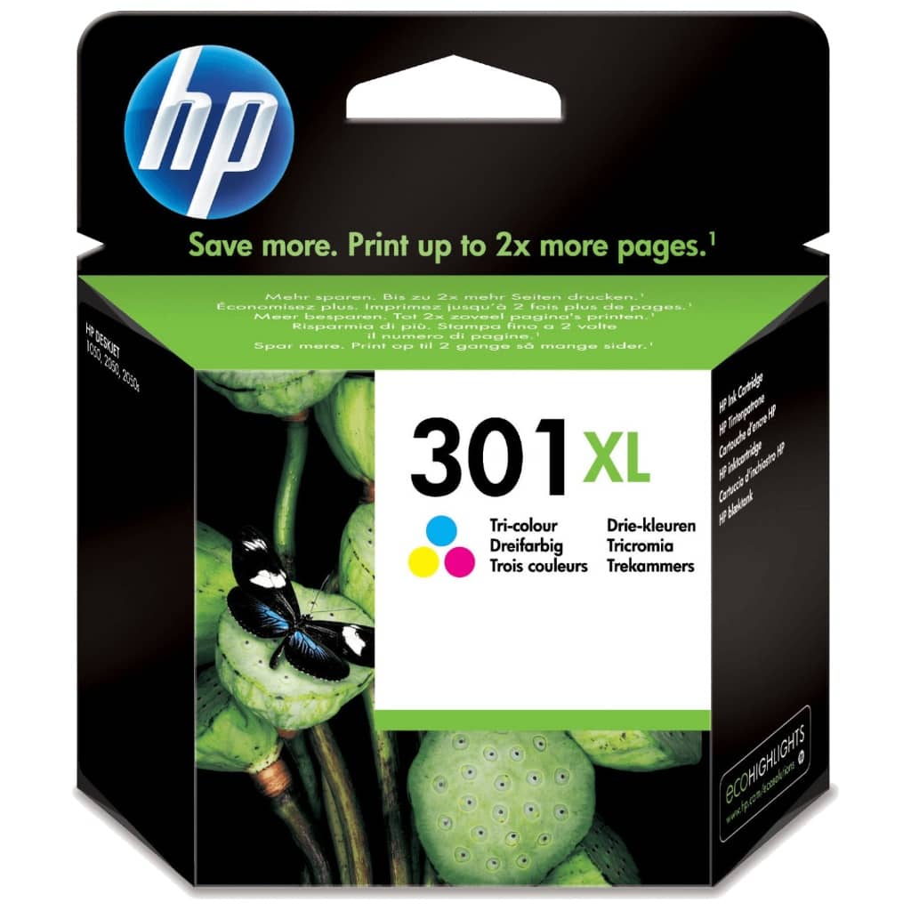 Cartouche d'encre HP 301XL, Couleurs _ CH564EE