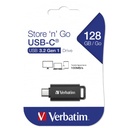 Clé USB 3TypeC Verbatim Store 'n' GoC, 64Go Noir _ 49459