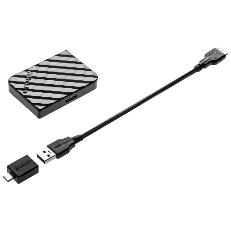 Disque SSD externe Verbatim Store 'n' Go Mini, 512 Go Noir _ 53236