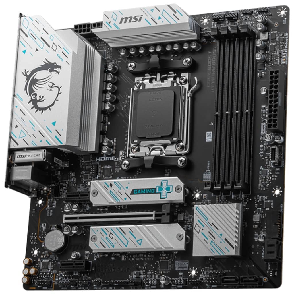 Carte mère AMD AM5 B650 Micro ATX MSI B650M GAMING PLUS WIFI _ 911-7E24-001