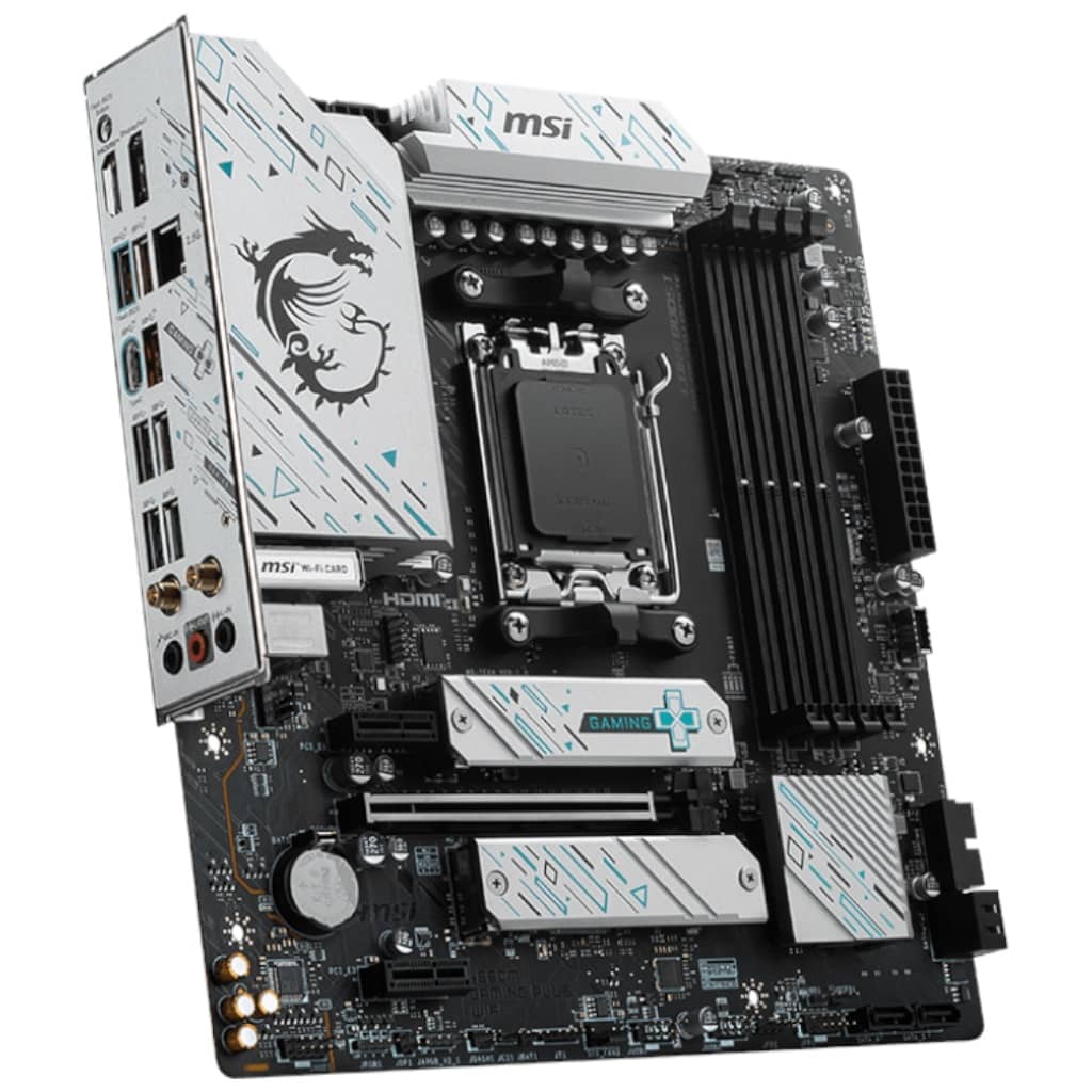 Carte mère AMD AM5 B650 Micro ATX MSI B650M GAMING PLUS WIFI _ 911-7E24-001