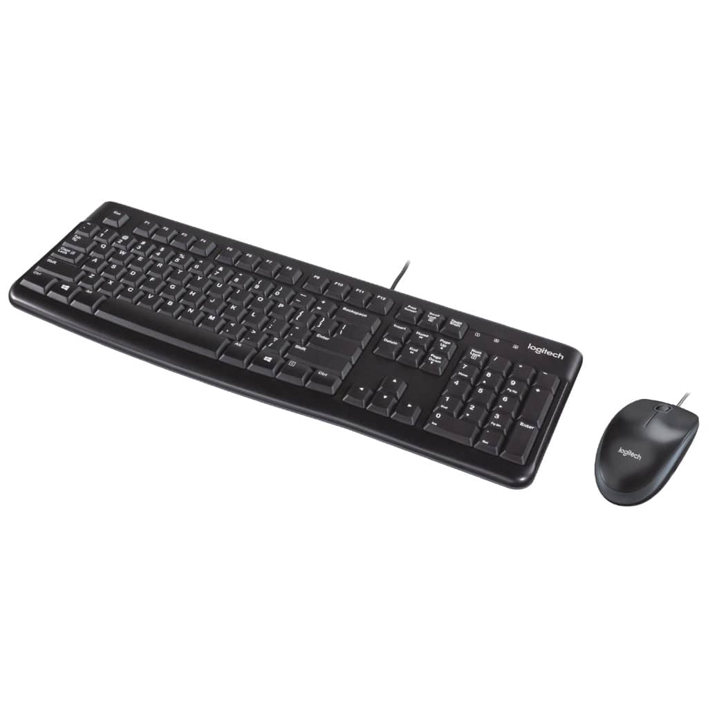 Pack Clavier/Souris Filaire USB 2.0 Logitech MK120, Noir _ 920-002539