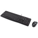 Pack Clavier/Souris Filaire USB 2.0 Logitech MK120, Noir _ 920-002539