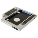 Berceau/Rack pour 1x Disque HDD/SSD 2.5" Dexlan, Tiroir 9.5mm _ 730192